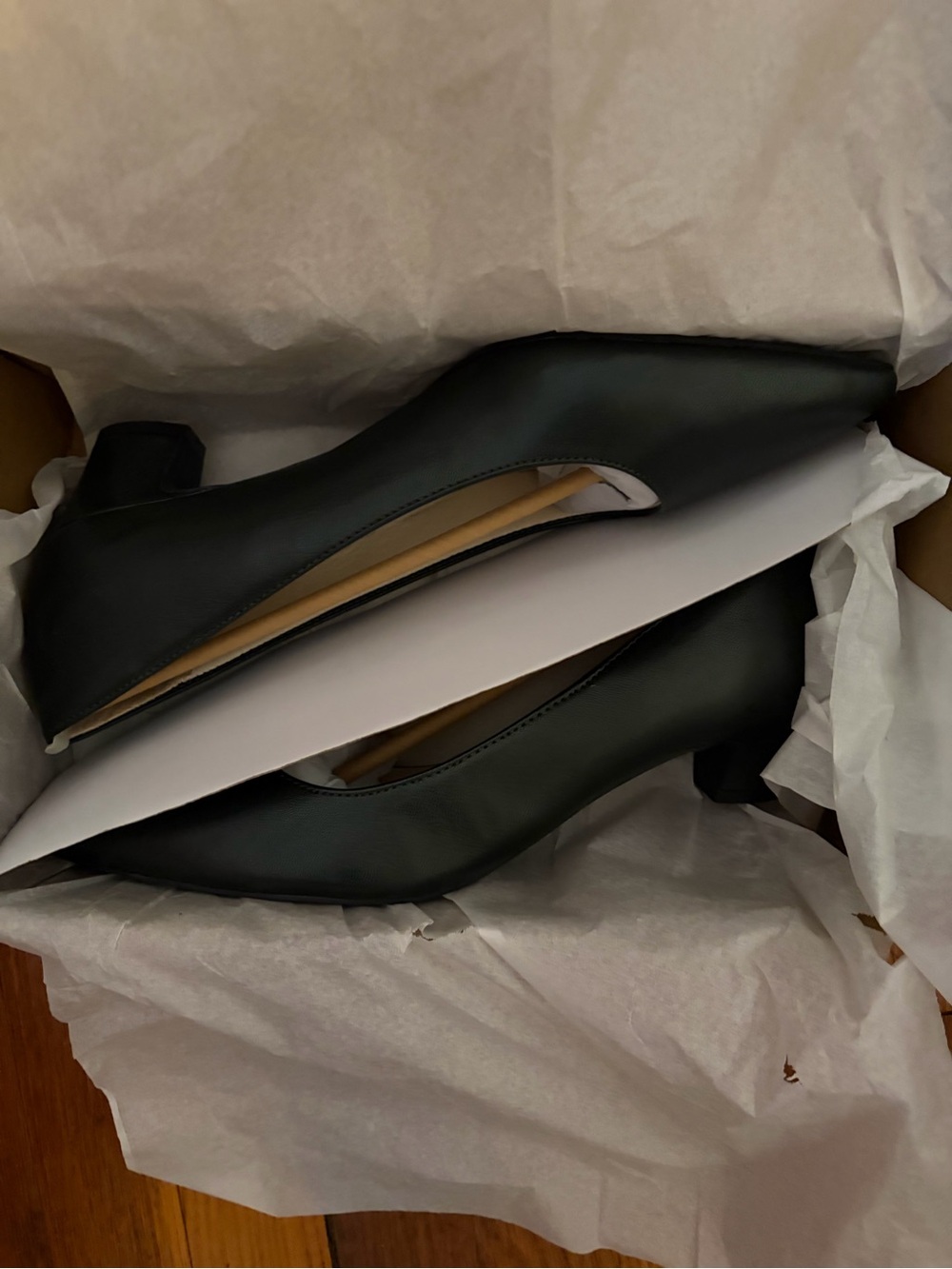Life Stride Black Low Block Heel Pumps with Rounded Toe